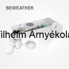 DC118 szél- és fényérzékelő napelemes működéssel, redőnyökhöz és napellenzőkhöz.
